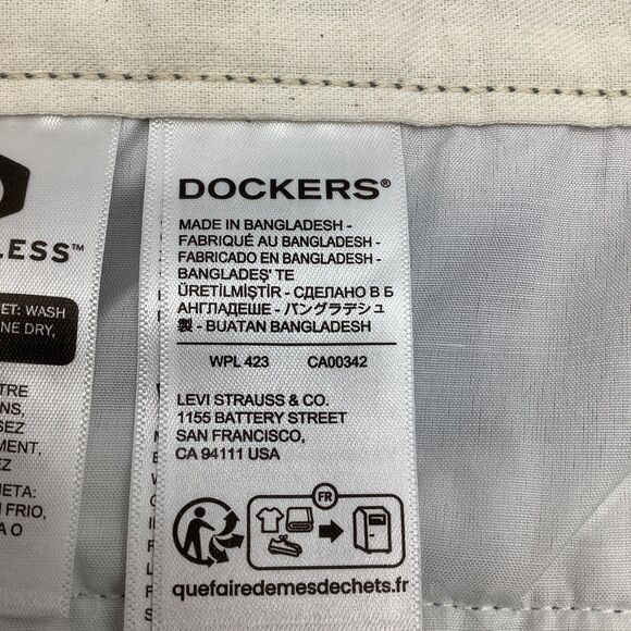 Dockers Mens Perfect Short Classic Fit Shorts Blue Size‎ 36 NWT - Picture 11 of 12